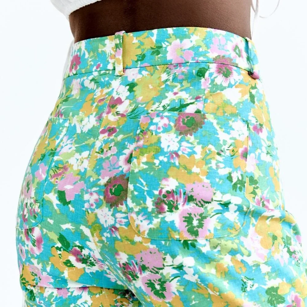 Zara printed linen